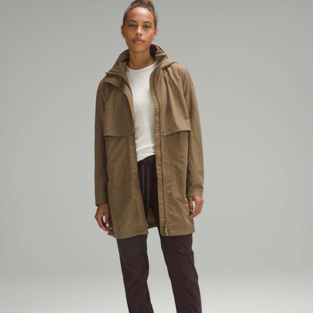 Like New lululemon Always Effortless jacket long, size 6 in Artifact